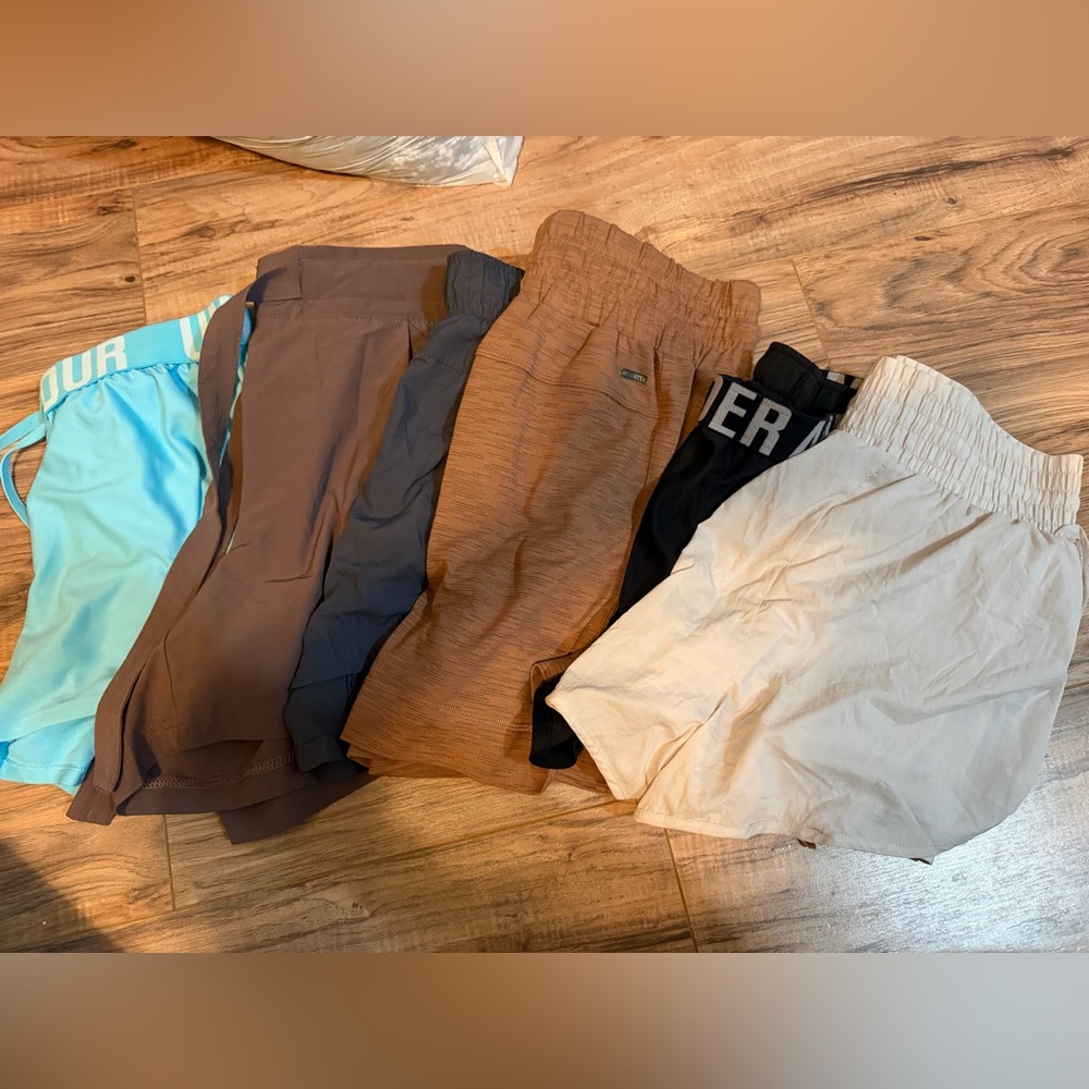 Women’s athletic shorts bundle all different brands
